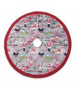 Disney Parks Santa Mickey Mouse and Friends Holiday Christmas Tree Skirt - £194.06 GBP
