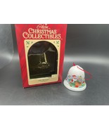 Vtg 1993 Gibson Christmas Ornament Porcelain  Bell ~ JOLLY OLD SANTA  ~ - $322.22 MXN