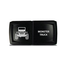 CH4x4 Rocker Switch V2  Monster Truck Symbol - Horizontal - Red  LED - £13.30 GBP