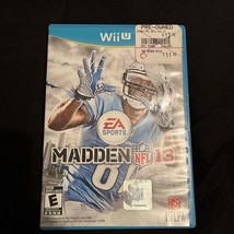 Madden NFL 13 (Nintendo Wii U, 2012) CIB - £12.76 GBP