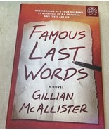 Famous Last Words : A Novel by Gillian McAllister (2025, Hardcover) - €4,46 EUR