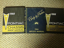 1966 Pontiac Gto Tempest Lemans Bonneville Servizio Riparazione Shop Manuale Di - $219.95