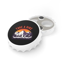 Magnetic Bottle Opener with Dual Openers and Cap Shape, Custom Printed - $16.48
