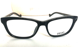 New LIU JO LJ 2640  001 Ebony Glitter 54mm Rx Women&#39;s Eyeglasses Frame  - £79.02 GBP