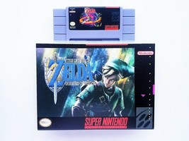 Legend of Zelda Goddess of Wisdom  (Game &amp; Custom Case) - Super Nintendo SNES - £20.59 GBP+