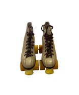 Vintage Bulldog Roller Skates Tan Leather Size 7 Made in USA - $1,219.05 MXN