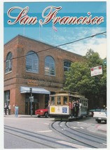 Postcard San Francisco Cable Car Museum California Unused Continental Card - $5.93