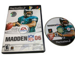 Madden NFL 2006 Sony PlayStation 2 Disk and Case - $5.49