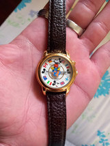 Mickey Mouse International Flags Musical Melody Watch Retired RARE! Disn... - $1,850.00