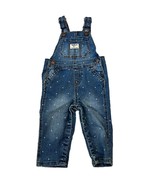 OshKosh B&#39;gosh Baby Denim Overalls 12 Months Polka Dot Pattern - $352.80 MXN