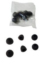 6 Pairs Silicone Ear Tips S/M/L - Black - £7.73 GBP