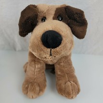 Chosun Stuffed Plush Brown Eye Spot Dog Puppy Sitting Soft No beans 10&quot; - £61.91 GBP