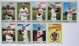 2019 Topps Heritage High Number Baltimore Orioles Master Team Set of 9 Cards  - £9.57 GBP