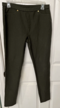 MICHAEL KORS Dark Green Fabric Legging Pants Women&#39;s Size Medium - £19.10 GBP