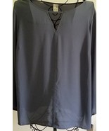 Terra &amp; Sky ~ Women&#39;s Size 1X (16-18) ~ Blue ~ Polyester ~ Pullover Top - $427.20 MXN