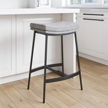 Featuring A Double-Layered Saddle Seat And A Metal Base, The Nathan Jame... - $129.96