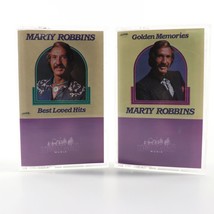 Marty Robbins Best Loved Hits, Golden Memories (2 Cassette Tape Set 1985) TESTED - £4.96 GBP