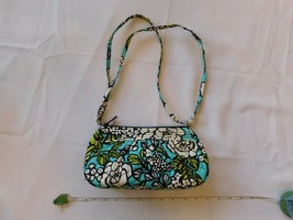 Vera Bradley Island Blooms Floral handbag purse shoulder bag retired Pre-owned - £20.27 GBP