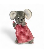 Vintage Radio Shack Plush Mouse Radio Made In Korea Original Outfit Work... - $82.57 CAD