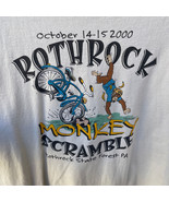 Rothrock Monkey Scramble Men&#39;s 100% Cotton Sand Color XL Bike Race T-Shi... - £13.14 GBP
