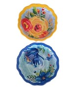 2-Pioneer Woman ~ Melamine ~ 5.25 Dip/Prep Bowls ~ 11 Oz ~ Delaney Blue ... - $23.38