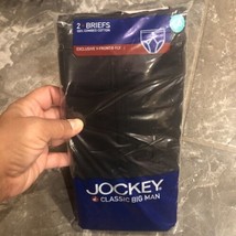 NEW Jockey Classics Men&#39;s Briefs #46 Full Rise Combed CottonVintage 2006 Sealed - $29.70