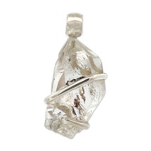 Enhydro Quartz Crystal Pendant Necklace by Stones Desire - £127.72 GBP