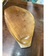 Vintage Large Teak Wood Serving Platter Tray - 26.5x15.5” - $564.31 MXN