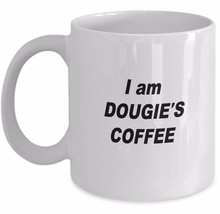 Funny Twin Peaks Ceramic Mug Fan Gift - I Am Dougie&#39;s Coffee - White 11 oz 15 oz - £14.97 GBP