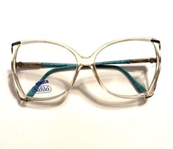  70s Safilo Portfolio 312 Vintage High Fashion Eyeglasses Frames made in Italy - £142.34 GBP