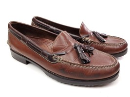 Cole Haan Men&#39;s Size 10.5 M Moc Toe Boat Tassel Loafers C02892 Two Tone ... - £21.86 GBP