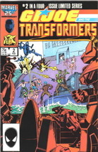 G.I. Joe and The Transformers Comic Book #2 Marvel 1987 VERY FINE+ UNREAD - $5.48