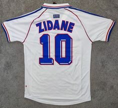 Soccer Jersey Blockcore France 1998/99 Away Short Sleeve Shirt Name Set ... - $39.99