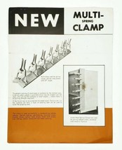 1960 Iraids Hand Multi Spring Clamps With Pivoting Jaws Advertising Catalog - $9.49