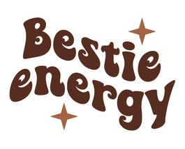 Bestie Energy Vinyl Decal Sticker UV &amp; Water Proof Water Bottle Bumper W... - $109.41 MXN