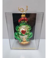 FROG PRINCE CHRISTMAS ORNAMENT 5&quot; Hand Crafted Original Box 2004 Vintage... - $12.55