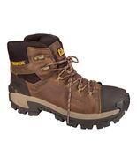 Caterpillar Invader Hiker Waterproof Work Boots Soft Toe Pyramid Men’s 11.5 Wide - $102.59