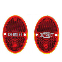 33 34 35 36 Chevy Pickup Truck Red Tail Light Glass Lens Lenses 1933-193... - £27.07 GBP