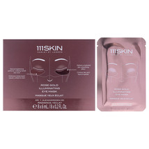 Rose Gold Illuminating Eye Mask by 111Skin for Unisex - 8 Pair Mask - $64.77