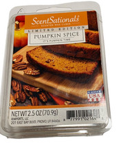 Pumpkin Spice Scented Wax Melts, ScentSationals, 2.5 oz - £6.24 GBP