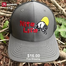 Richardson 112 Embroidered Hats / Raccon Nite Life - $16.00