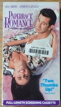 Paperback Romance (VHS 1998 Orion) Gia Carides~Anthony LaPaglia~screener - £3.94 GBP