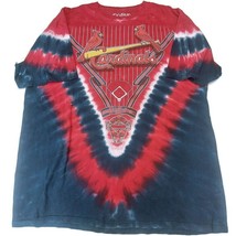 Majestic Liquid Blue St. Louis Cardinals Tie Dye All Over Print T Shirt ... - £29.86 GBP