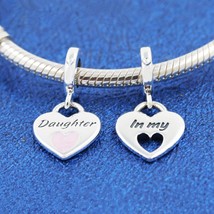 2020 October Release 925 Sterling Silver Mother/Daughter Split Charm With Enamel - £15.02 GBP