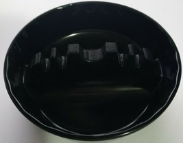 Black Round 5 ins Cendrier Cigarette And Cigar Ashtrays, For Bars, homes, Club - £5.45 GBP