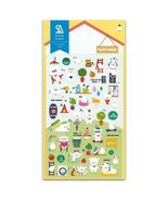 CUTE FLUFFY HOUSE STICKERS Cartoon Sheep Fun Paper Sticker Sheet Craft S... - €2,13 EUR