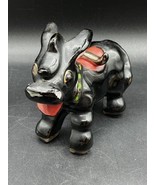 Redware Burro Donkey Figurine Japan Salt &amp; Pepper Holder READ Vintage - $376.14 MXN