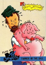 1995 Fleer Ultra MTV Animation Beavis Butthead Farmer In The Dill Card N... - $24.95