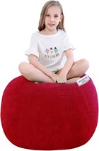 Soft Premium Corduroy Stuffable Beanbag For Organizing Children Plush Toys Or - £28.45 GBP