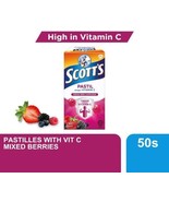 4 Box X 50&#39;s Vitamins C Scott&#39;s Pastilles Supplement Kids Mixed Berrie F... - £47.06 GBP